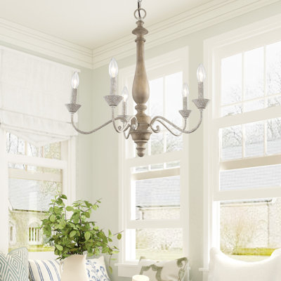 6 Light Candle Style Traditional Chandelier 6 Light Candle Style Traditional Chandelier